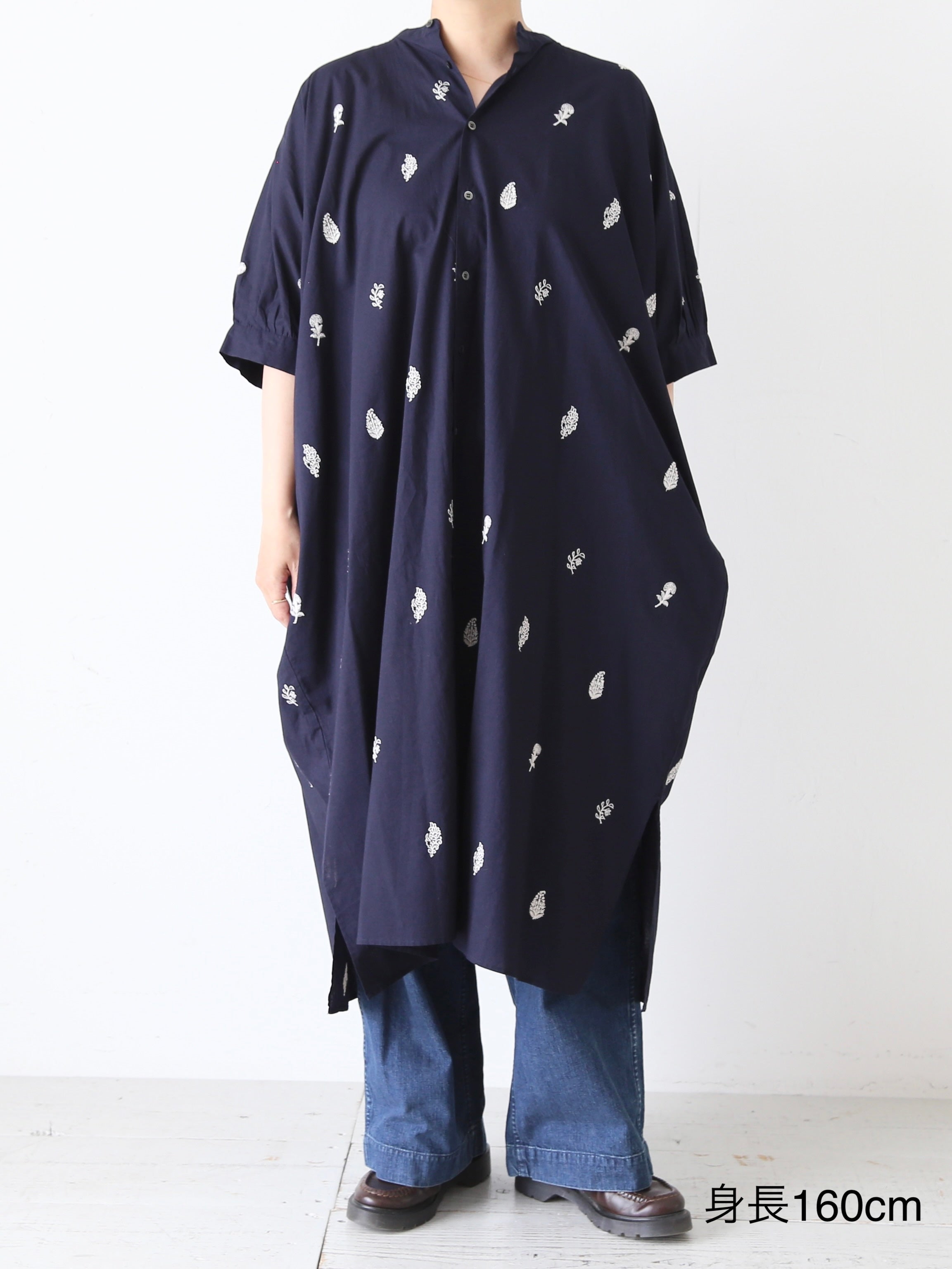 tao 綿クロス刺繍ワンピース [TQ-O003-051] – CREER