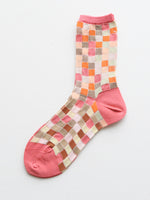 画像をギャラリービューアに読み込む, ANTIPAST カラフルタイルソックス [AM-811]
