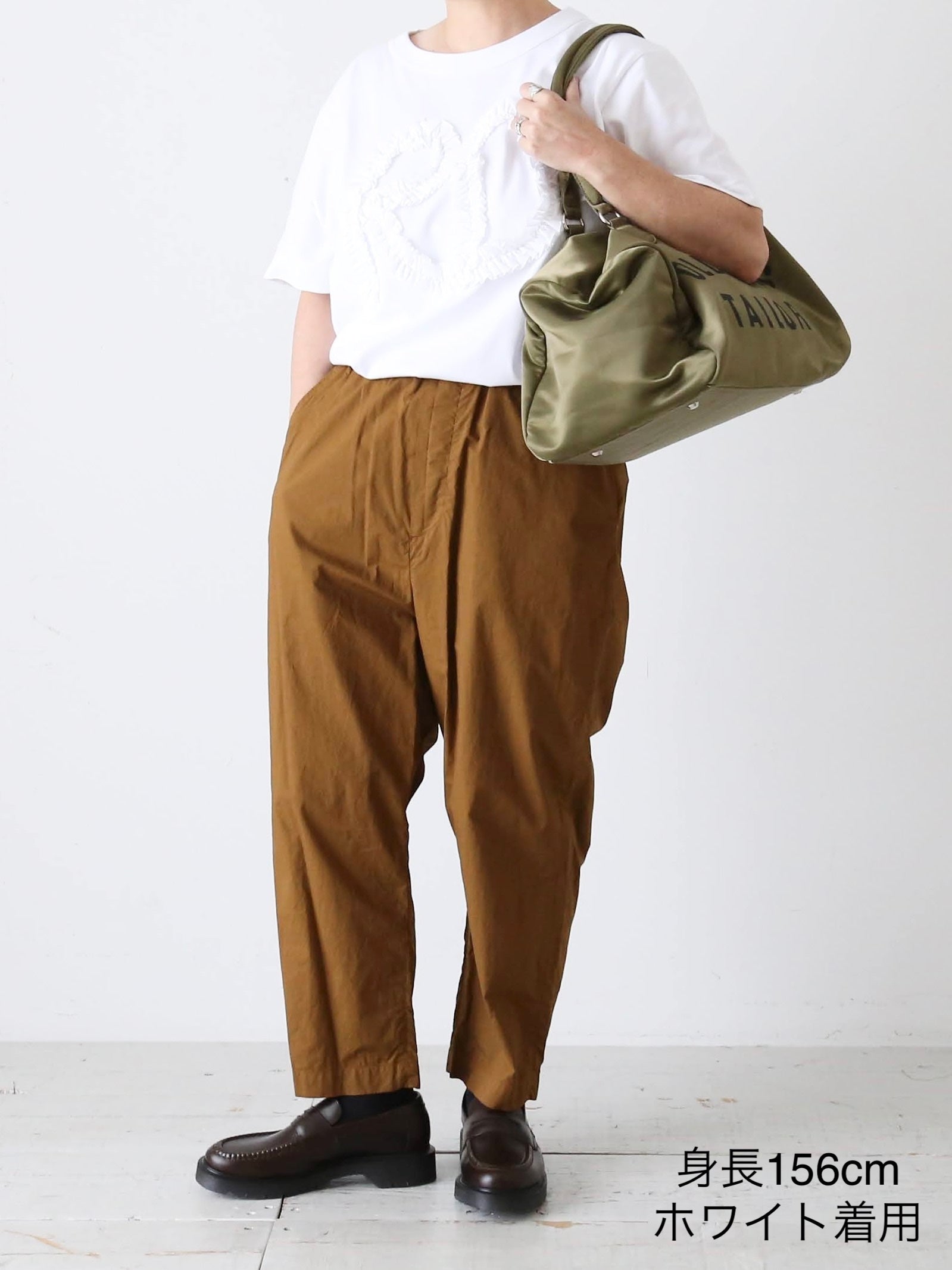 R&D.M.Co- メンズR.Dフリルエンブロイダリー ハーフスリーブTシャツ [7623]