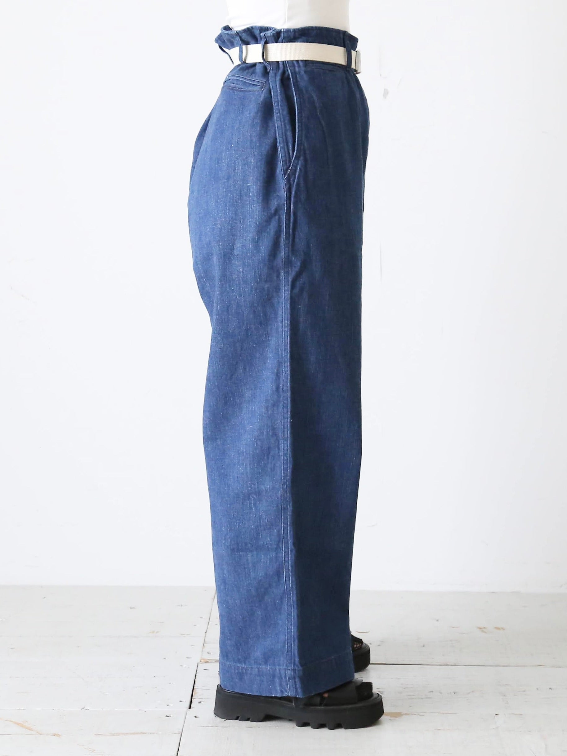 chimala USアーミーデニムオフィサートラウザー(ショート)[CS40-MP15A/S]