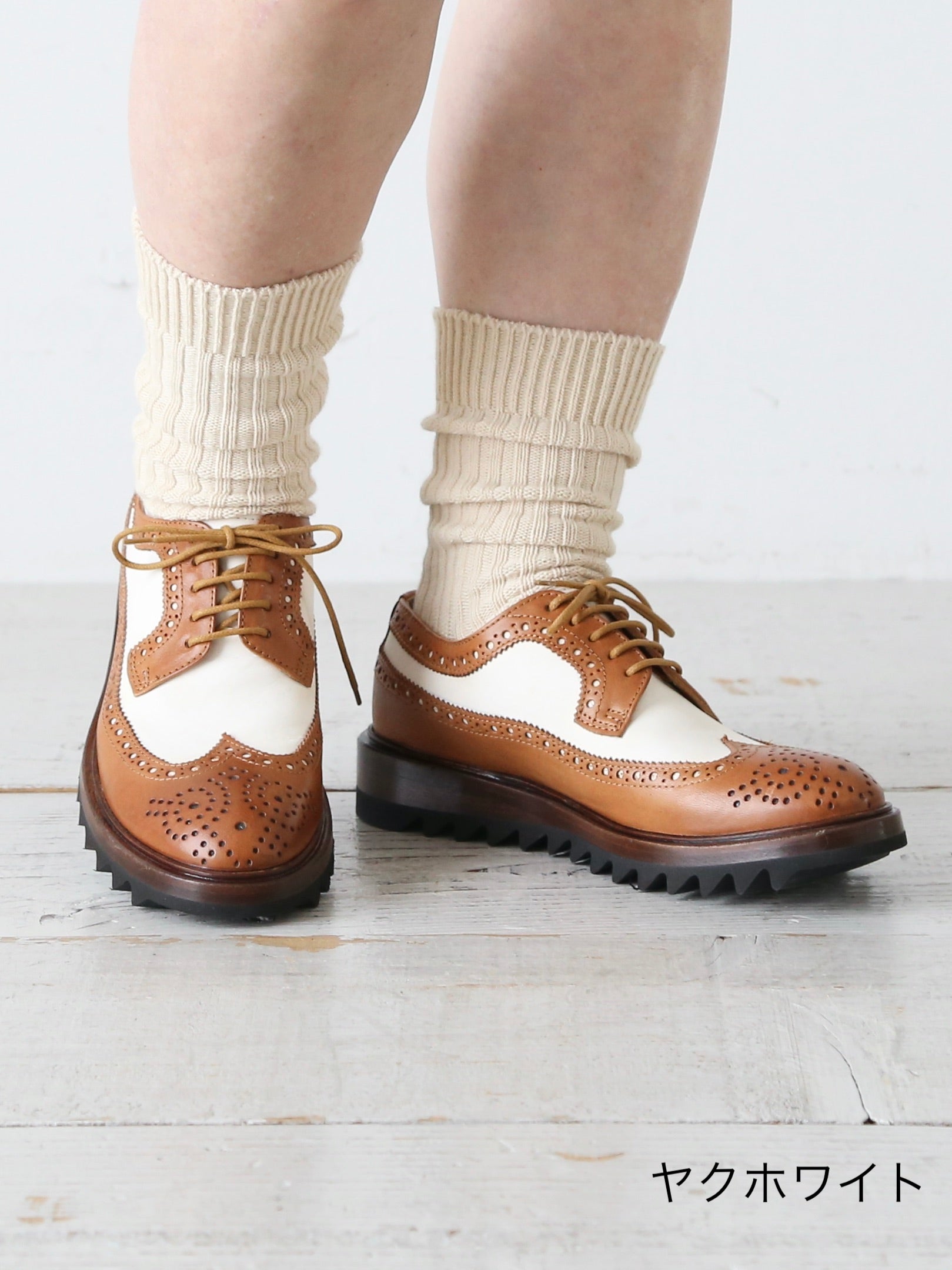 ORGANIC GARDEN スーピマ×ヤクリブソックス [8-8258/8-0042]