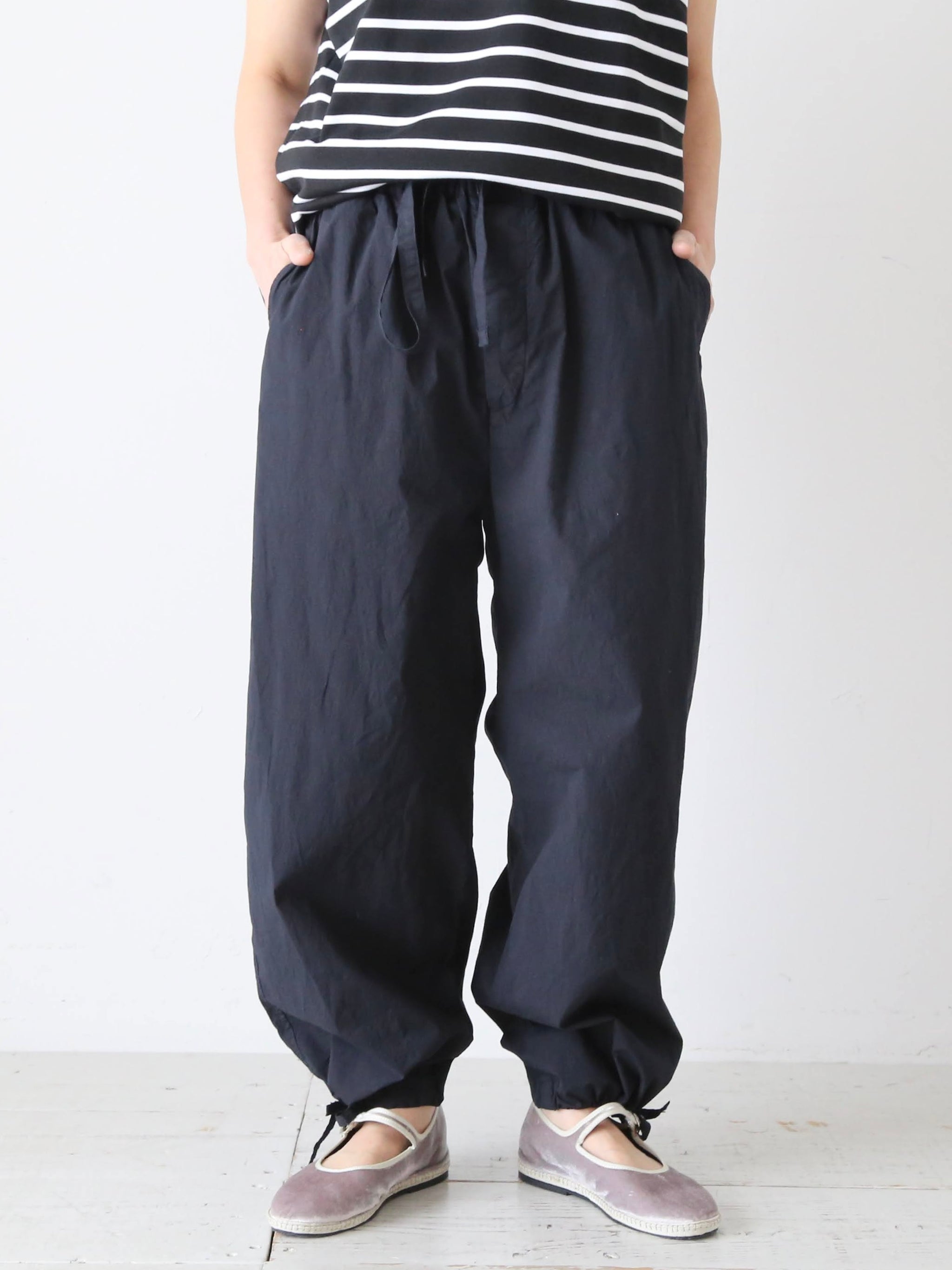 トゥジュー 24SS リネンコットンクロスクロップドリラックスパンツ TOUJOURS トゥジュー 日本 ナチュラル服・リネン・ワンピース – タグ
