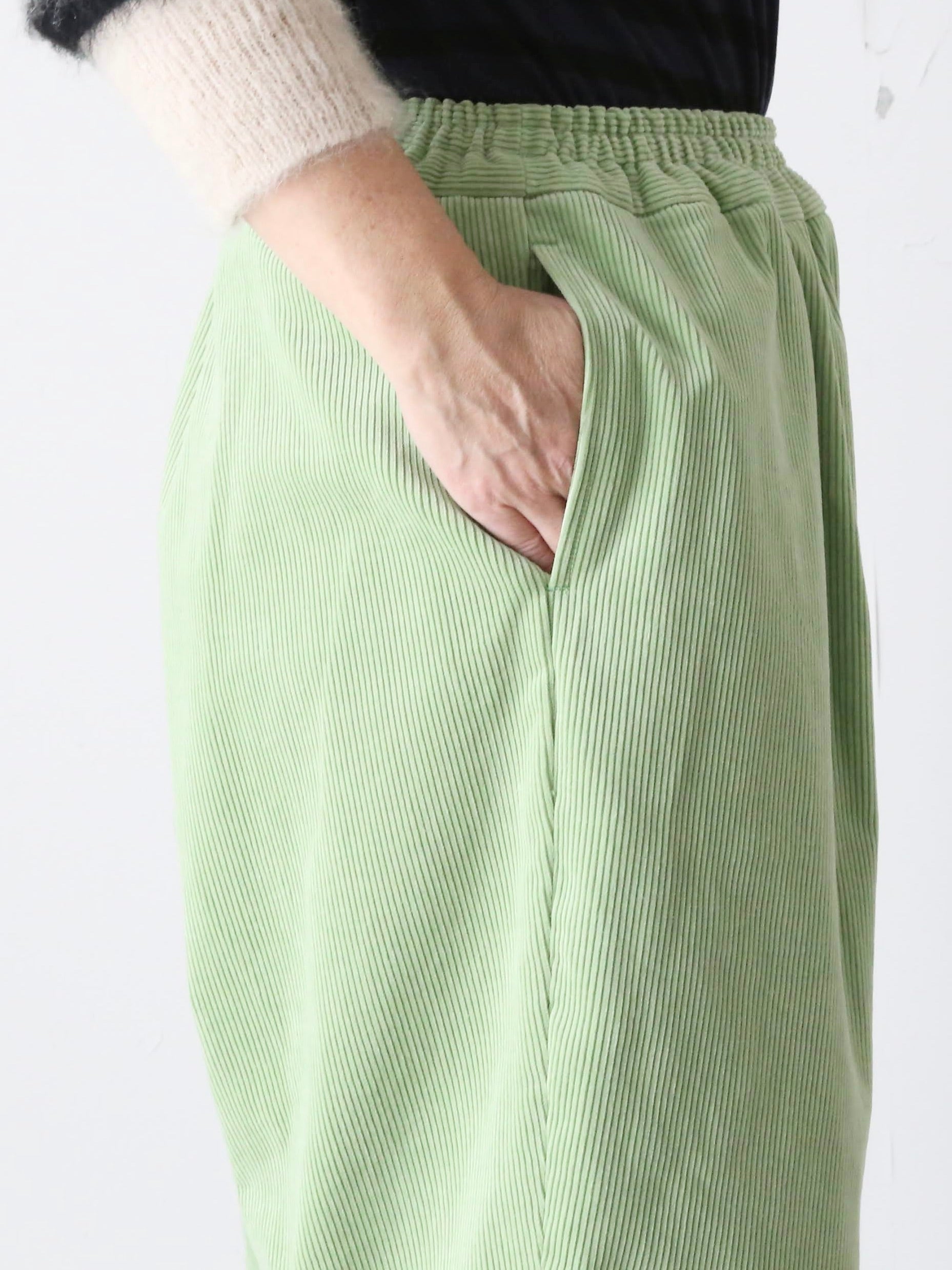 R&D.M.Co- コーデュロイゴムパンツ [7752]