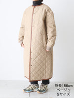 画像をギャラリービューアに読み込む, R&amp;D.M.Co- ウォータープルーフキルティングロングコート [7729]
