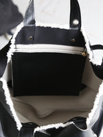 画像をギャラリービューアに読み込む, ebagos Y字トートM・6号PVCキャンバス(IVBK) [15608]
