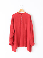 画像をギャラリービューアに読み込む, suzuki takayuki ガーゼプルオーバーブラウス [A261-04]
