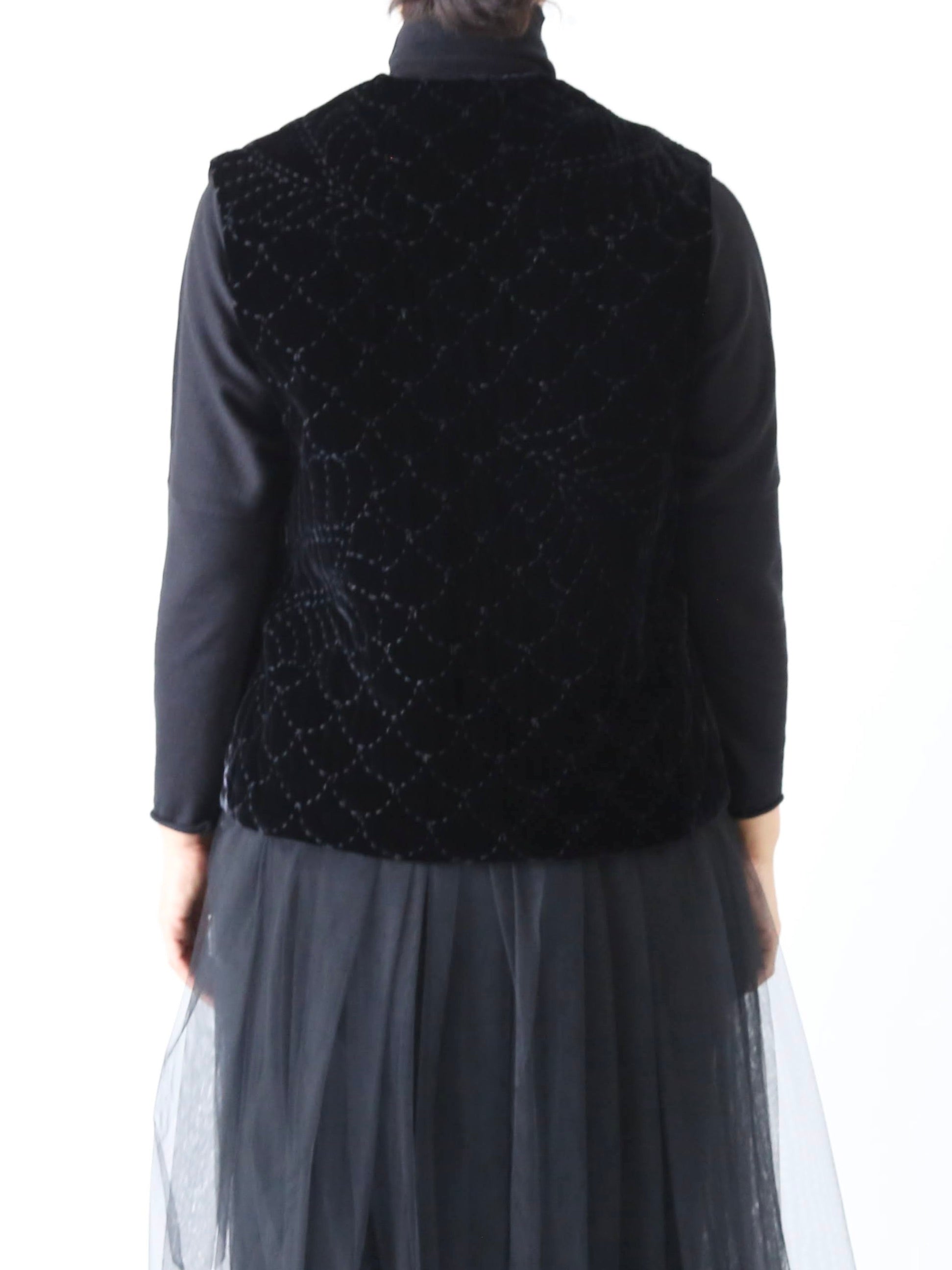 TOWAVASE パーマネントトワヴァーズベスト(ベルベット) [30-0020A]