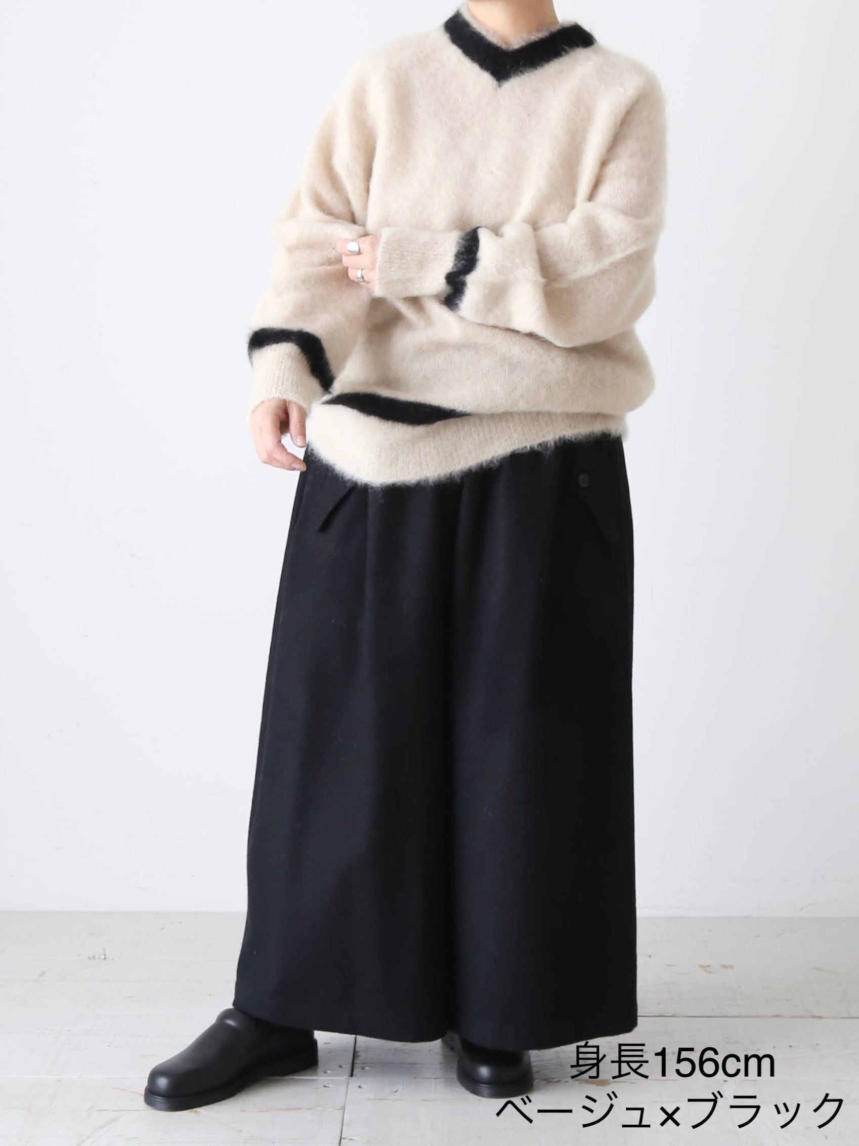 R&D.M.Co- モヘアクリケットセーター [7827]