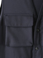 画像をギャラリービューアに読み込む, TOUJOURS ハンティングユーティリティロングベスト [YM43KV02]
