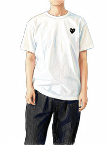 2011 COMME des GARÇONS brack border T Comme des Garcons PLAY Mens Longsleeve Tee – Extra Butter