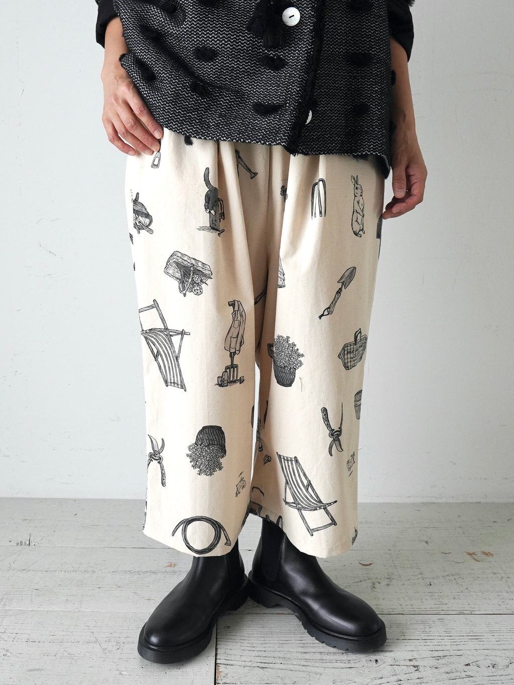 R&D.M CO 定番ゴムパンツ R&D.M.Co-/OLDMANS TAILOR,ボトムス | WOODY HOUSE LBR