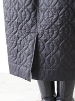 画像をギャラリービューアに読み込む, noir kei ninomiya エステルツイルキルトコート [3P-C003-051]
