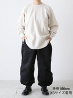 画像をギャラリービューアに読み込む, chimala ユニセックスワッフルクルートップ [CS40-K17]
