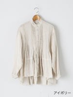 画像をギャラリービューアに読み込む, suzuki takayuki ピンタックブラウス [A261-06]
