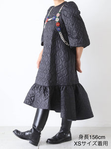 noir kei ninomiya エステルツイルキルトワンピース [3P-C010-051] – CREER