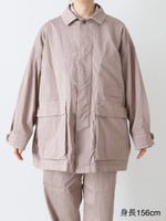 画像をギャラリービューアに読み込む, TOUJOURS カバーオールジャケット [AM44PJ01]
