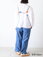 画像をギャラリービューアに読み込む, noir kei ninomiya ビーズ×チェーンハーネス [3P-V018-051]
