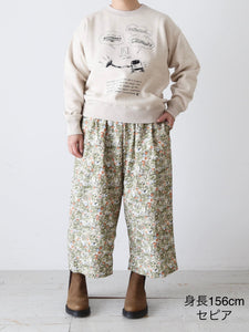 R&D.M.Co- ワイルドベリーフィールド リップストップゴムパンツ 綿100