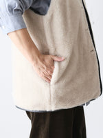 画像をギャラリービューアに読み込む, TOUJOURS リバーシブルライナーベスト [YM43NV03]
