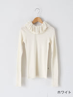 画像をギャラリービューアに読み込む, shida フリル丸胴プルオーバー [250205]
