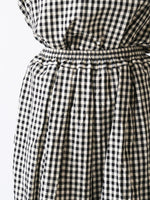 画像をギャラリービューアに読み込む, R&amp;D.M.Co- ギンガムチェックゴムパンツ [7608]
