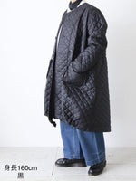 画像をギャラリービューアに読み込む, tao エステルタフタキルティングコート [TP-C003-051]
