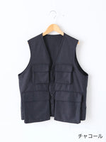 画像をギャラリービューアに読み込む, TOUJOURS ハンティングユーティリティロングベスト [YM43KV02]
