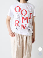 画像をギャラリービューアに読み込む, tao 綿天竺プリントTシャツ(GOOD MORNING) [TQ-T014-051]
