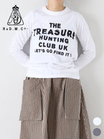 画像をギャラリービューアに読み込む, R&amp;D.M.Co- トレジャーハンティングL/Tシャツ [8382]
