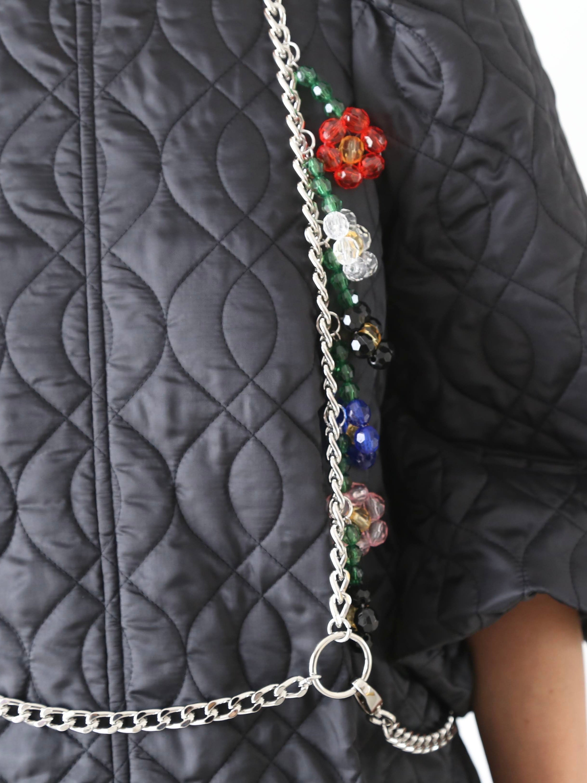 noir kei ninomiya ビーズ×チェーンハーネス [3P-V019-051]