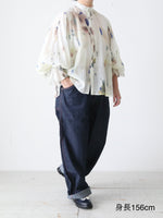 画像をギャラリービューアに読み込む, suzuki takayuki ビショップスリーブブラウス [B251-08]
