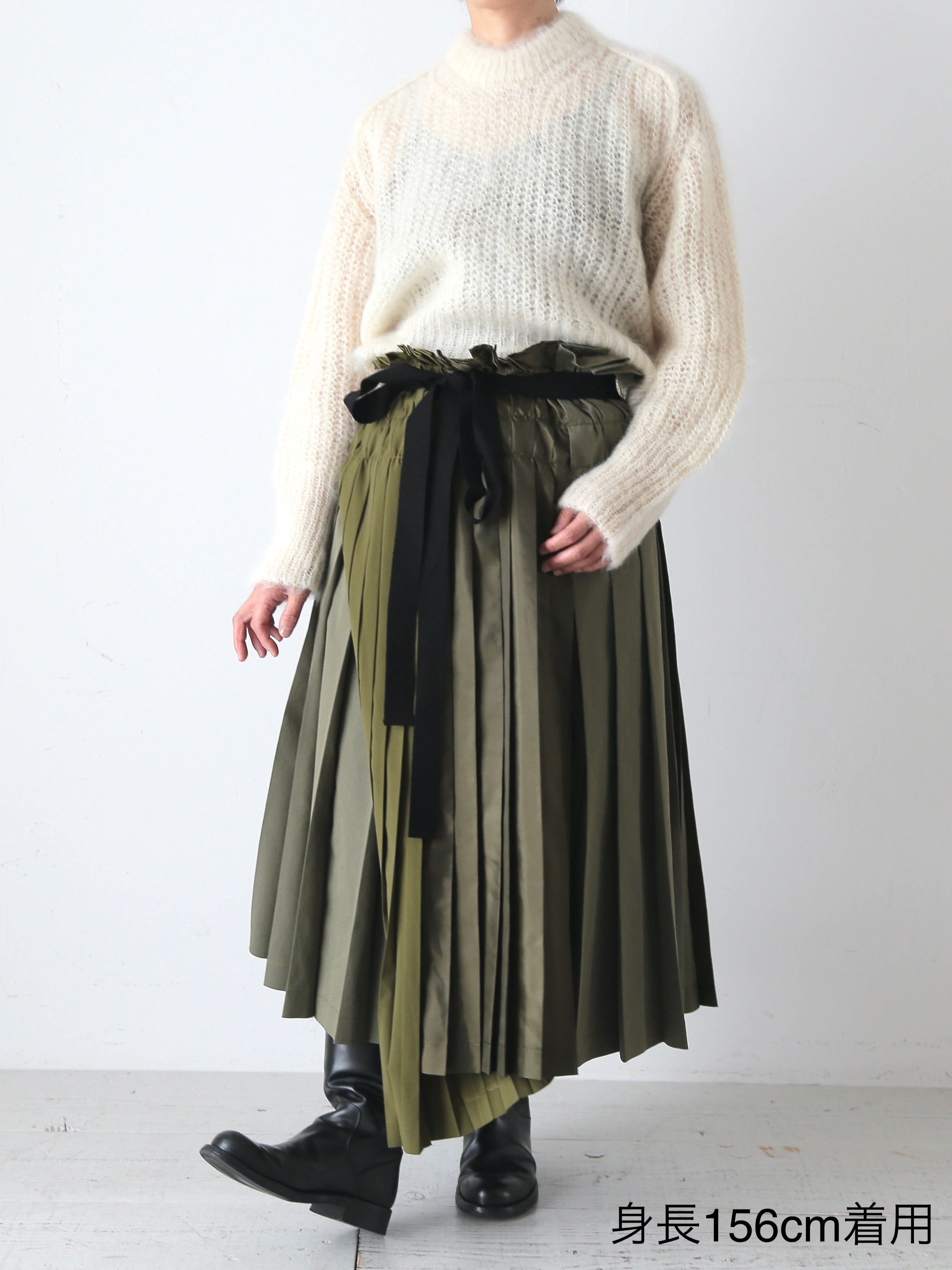 tao エステルタフタMIX スカート [TP-S006-051]