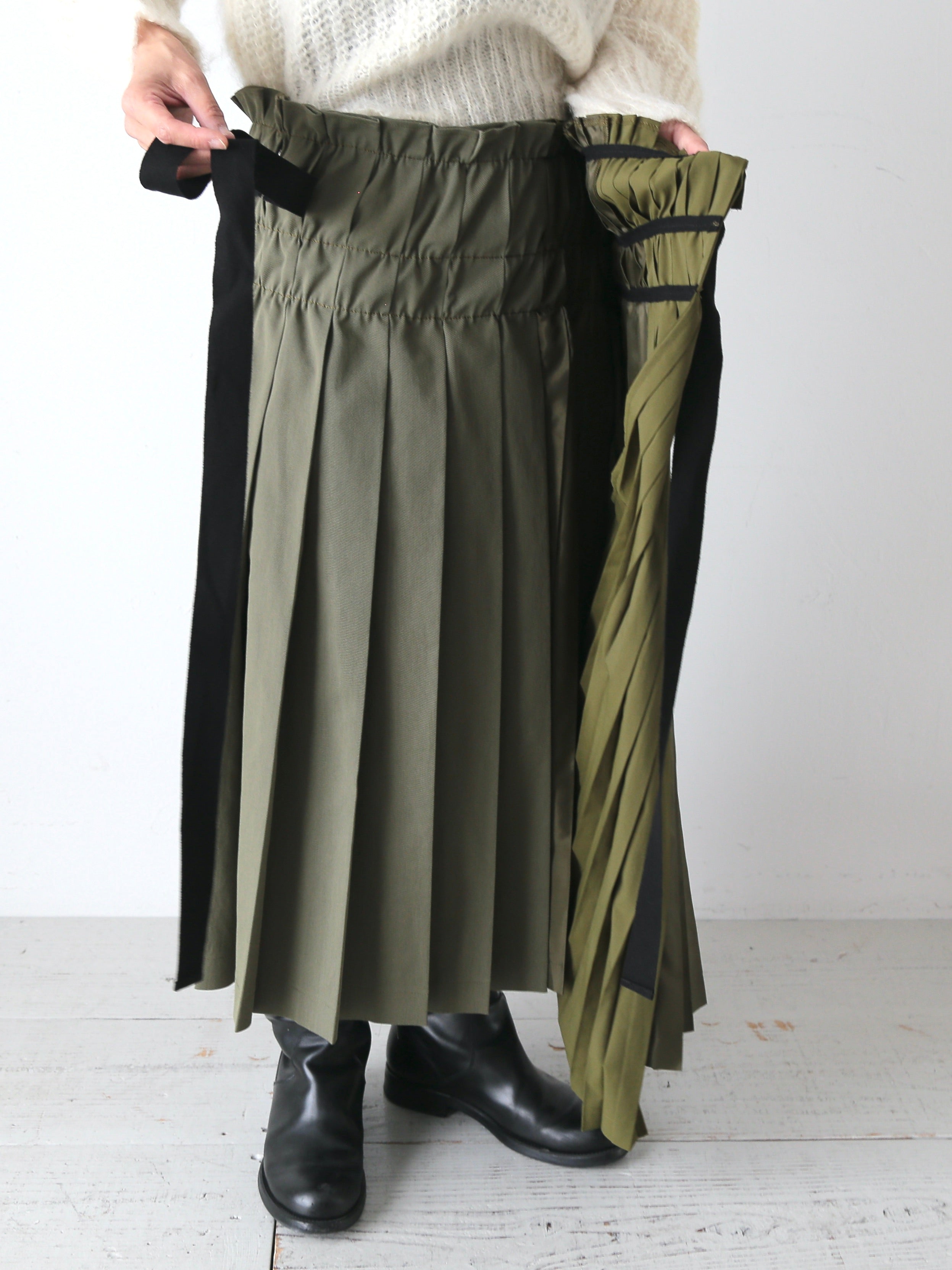 tao エステルタフタMIX スカート [TP-S006-051]