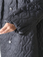 画像をギャラリービューアに読み込む, noir kei ninomiya エステルツイルキルトコート [3P-C003-051]
