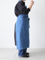 画像をギャラリービューアに読み込む, R&amp;D.M.Co- インディゴライトコーデュロイエプロン [7679]
