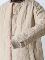 画像をギャラリービューアに読み込む, R&amp;D.M.Co- ウォータープルーフキルティングロングコート [7729]
