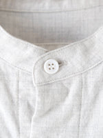 画像をギャラリービューアに読み込む, TOUJOURS バンドカラーバックギャザーシャツ [IM43LS03]
