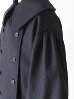 画像をギャラリービューアに読み込む, noir kei ninomiya ウールカシミヤメルトンコート [3P-C004-051]
