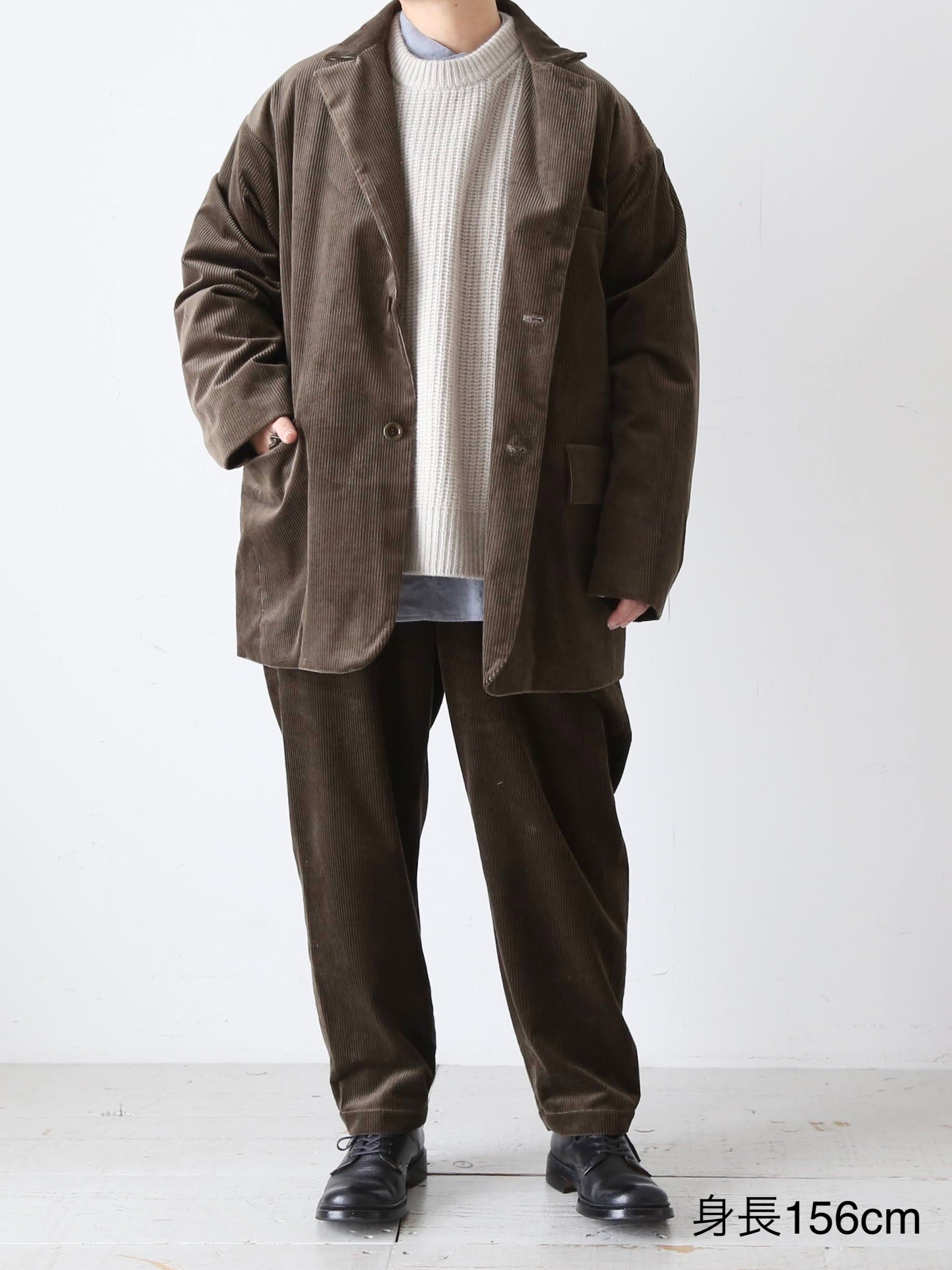 TOUJOURS オーバーサイズ1＋2ボタンサックジャケット [TM43RJ01]