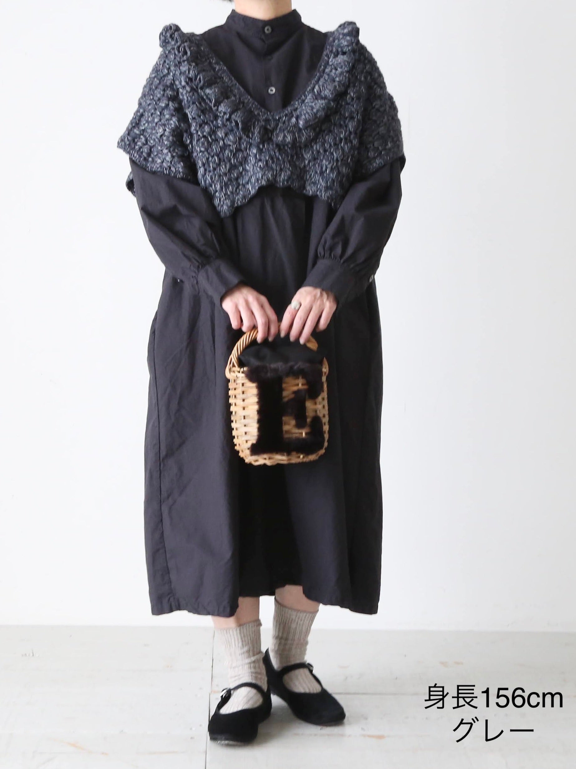 BUNON ブノン インド手紡ぎカディ 手刺繍 ハンドラッフルジレ – CREER