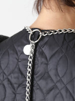 画像をギャラリービューアに読み込む, noir kei ninomiya ビーズ×チェーンハーネス [3P-V019-051]
