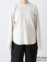 画像をギャラリービューアに読み込む, chimala ユニセックスワッフルクルートップ [CS40-K17]
