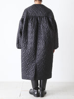 画像をギャラリービューアに読み込む, noir kei ninomiya エステルツイルキルトコート [3P-C003-051]

