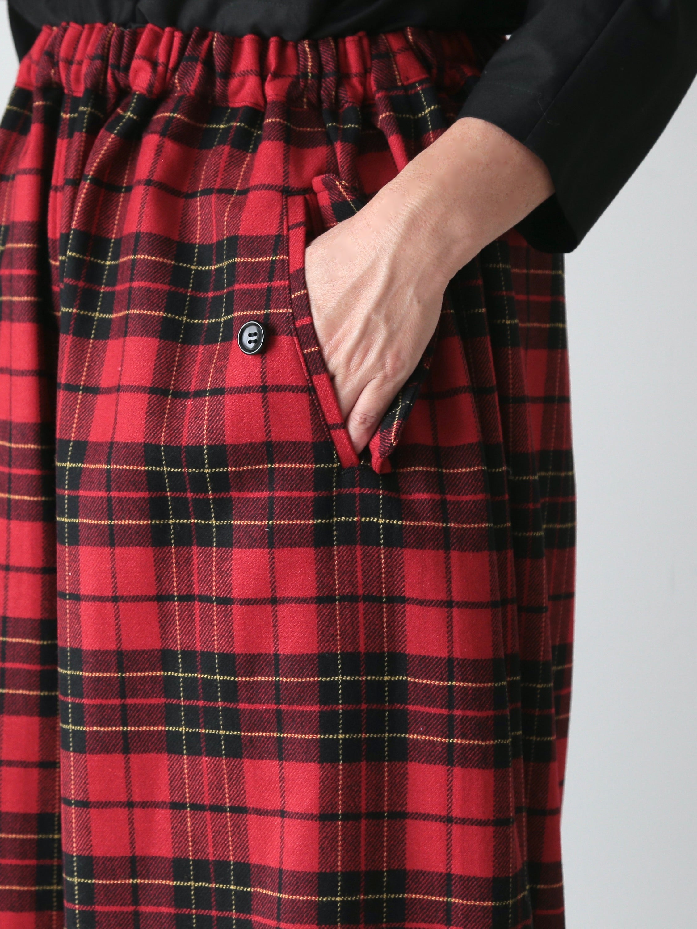 tao タータンチェック先染めパンツ [TP-P010-051]