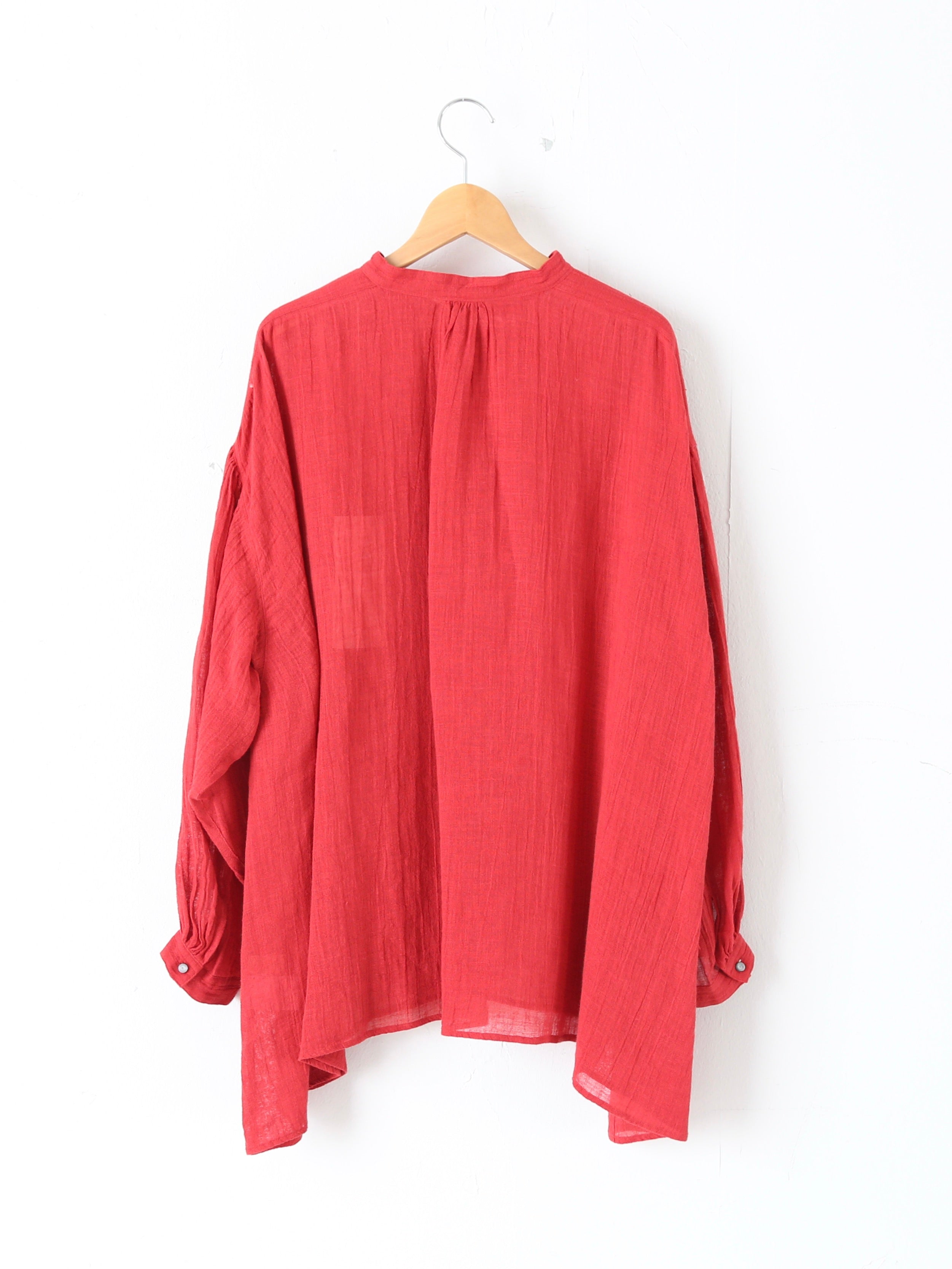 suzuki takayuki ガーゼプルオーバーブラウス [A261-04]