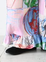 画像をギャラリービューアに読み込む, ayanoguchiaya アートプリンテッドフリルパンツ [dress.25-P]
