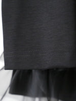 画像をギャラリービューアに読み込む, noir kei ninomiya 綿ポンチ×エステルオーガンジーTシャツ [3M-T007-051]
