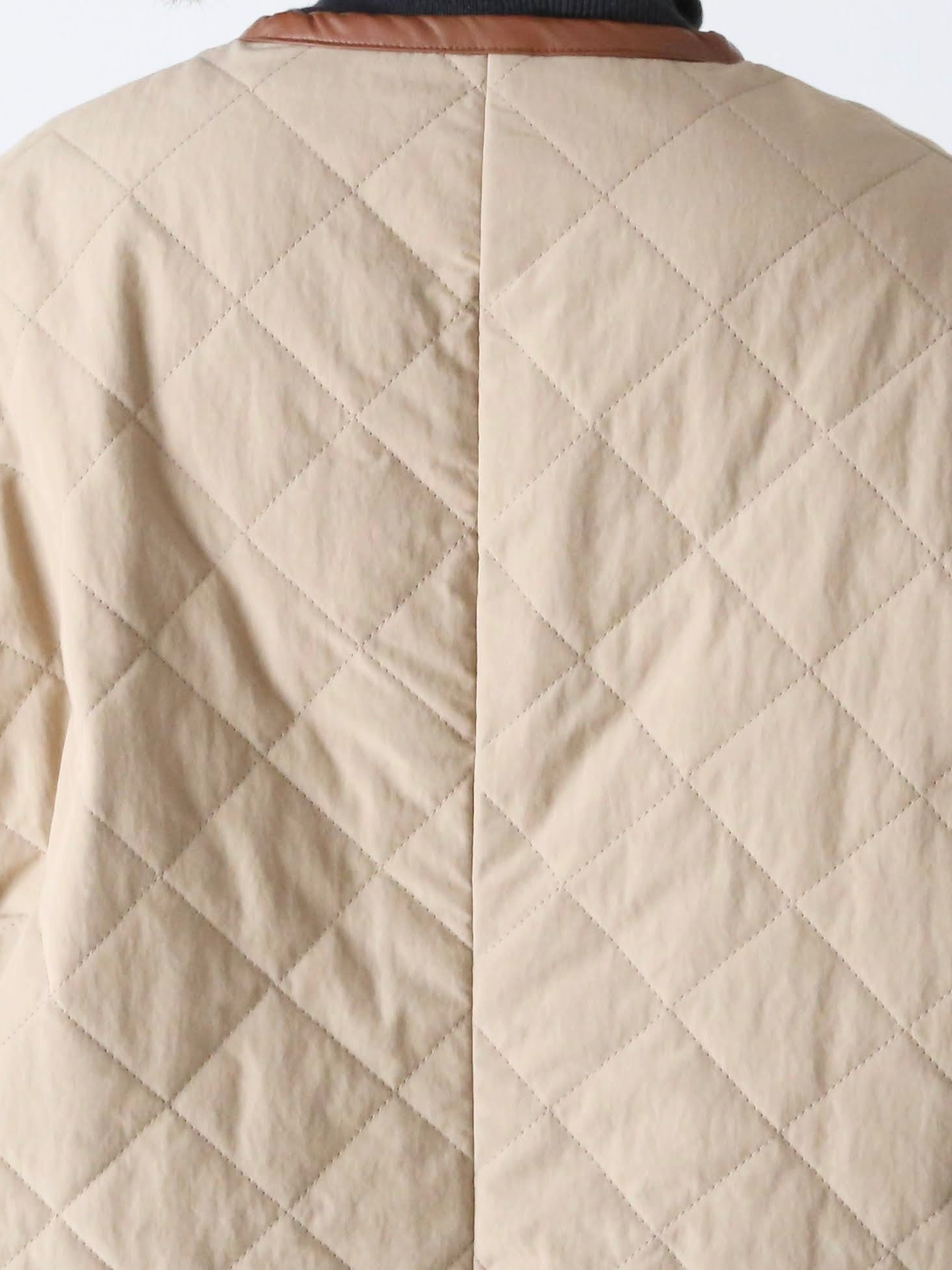 R&D.M.Co- ウォータープルーフキルティングロングコート [7729]