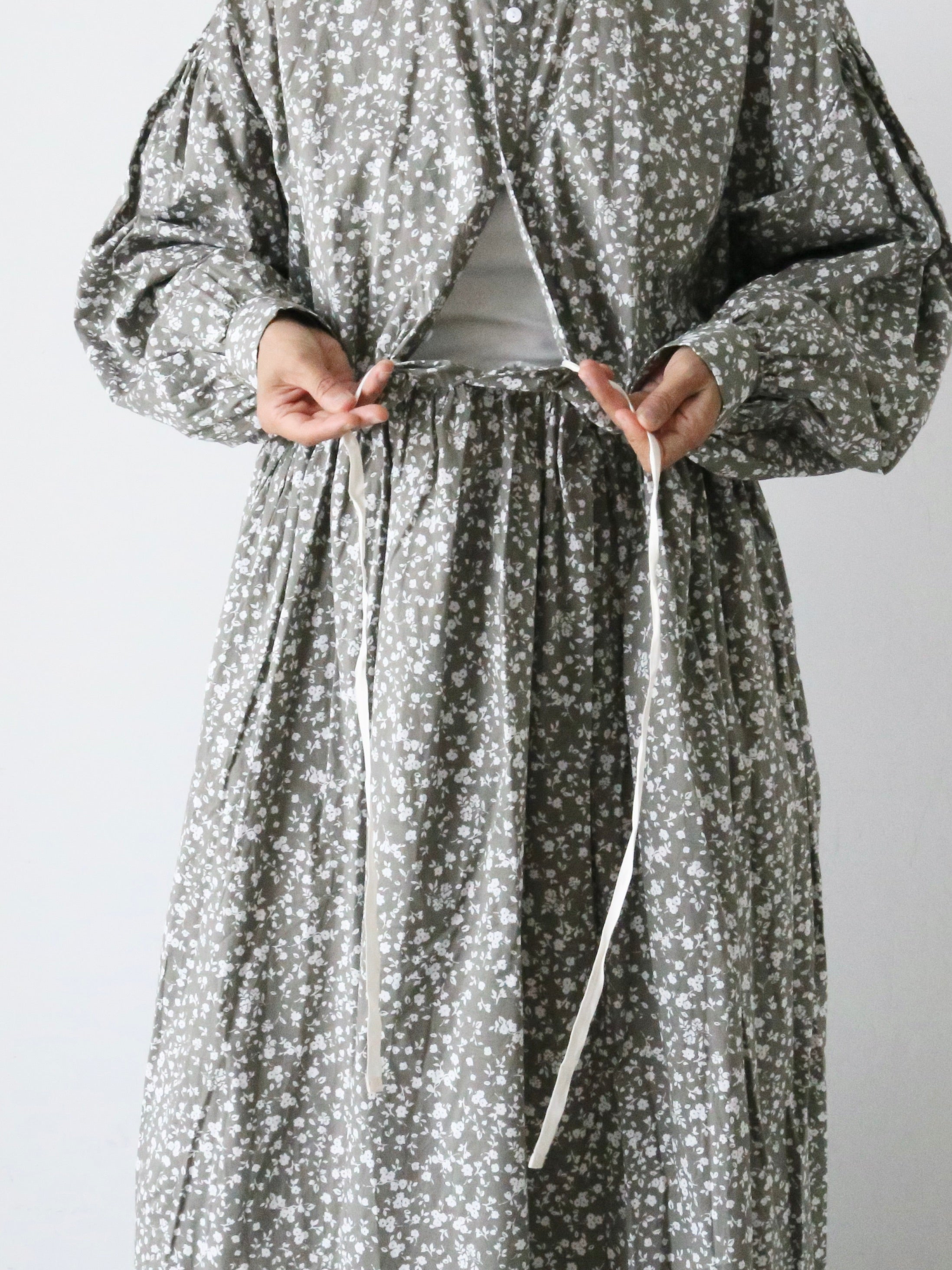 TOUJOURS  クラシックギャザードドレス [YM43FD03]