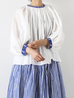 Load image into Gallery viewer, R&amp;D.M.Co- Lemon Pattern Gather Smock [7449]
